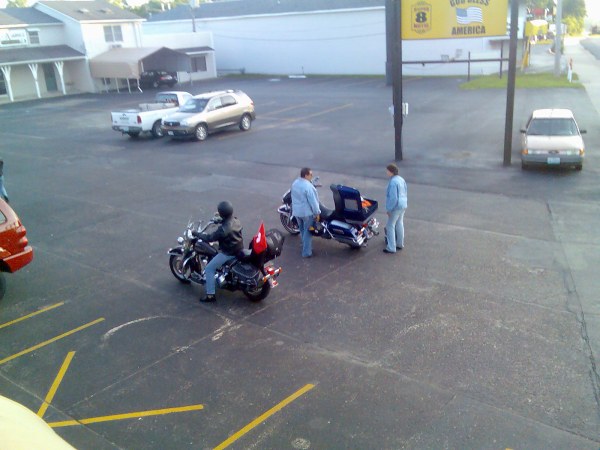 MC riders from Switzerland in Rolla