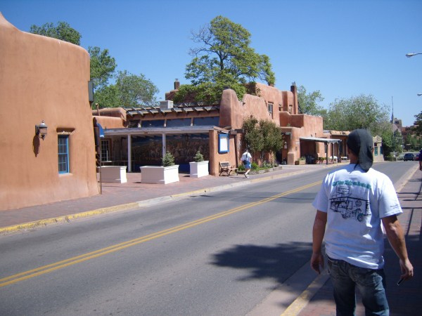 Walking in Santa Fe