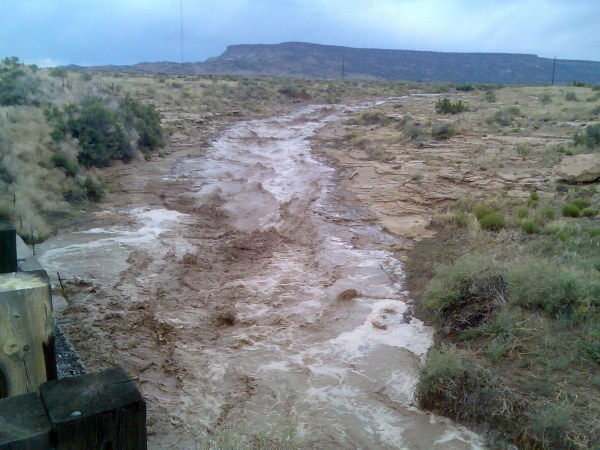 heavy rain made ​​rivers