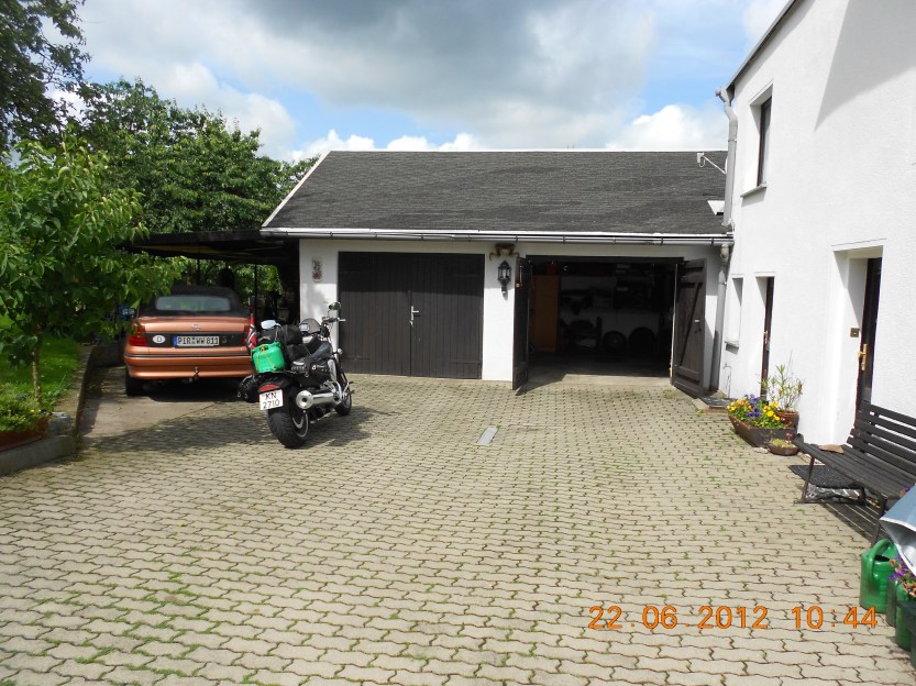 Outside Thilo's home