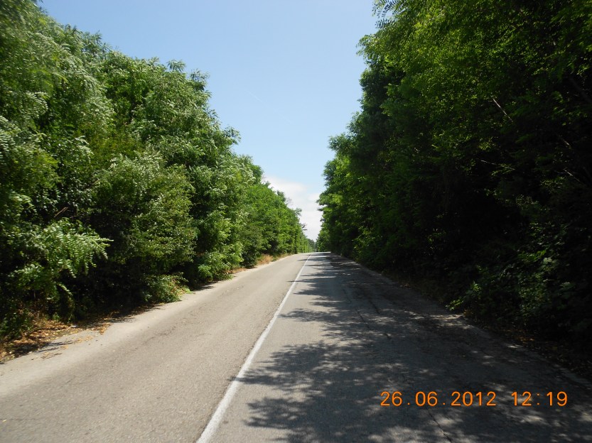 Typical Bulgarian road Typisk Bulgarsk landevei