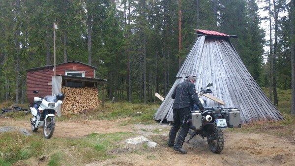 Honda 650 Transalp og BMW F800GS Trophy