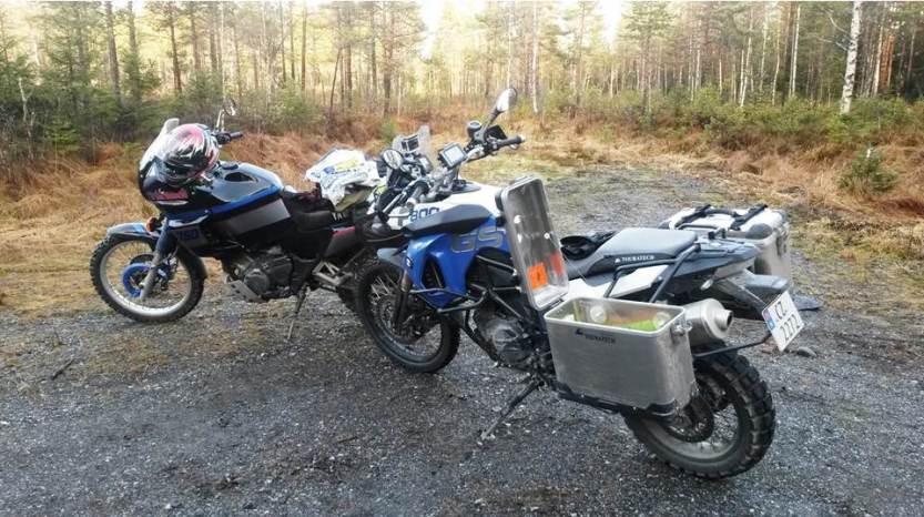 Yamaha Super Tenere 750 og BMW F800GS Trophy_2
