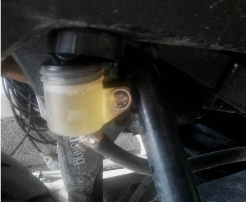 BMW F800gs Bremseveske beholder