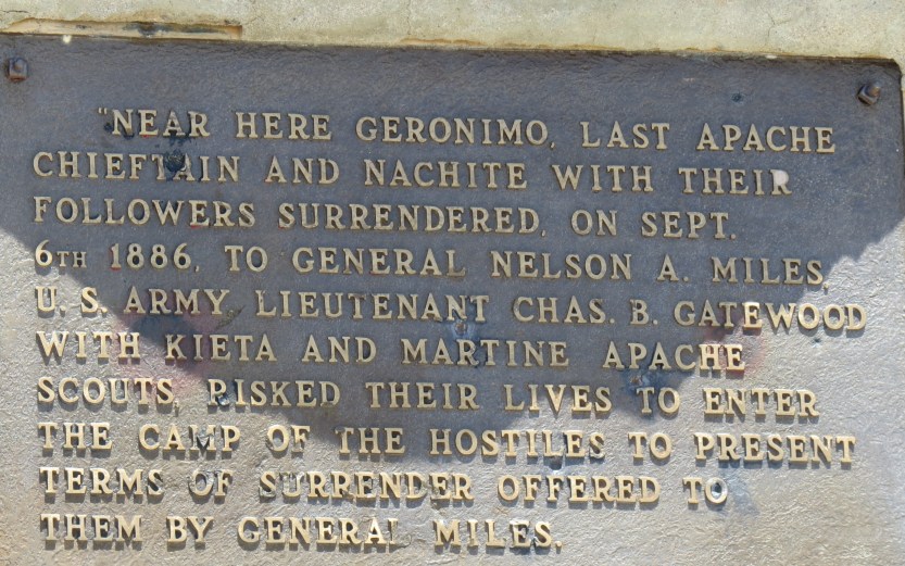 Geromino Historical marker sign