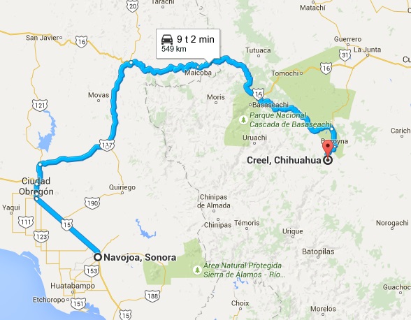 Navojoa - Creel_Chihuahua