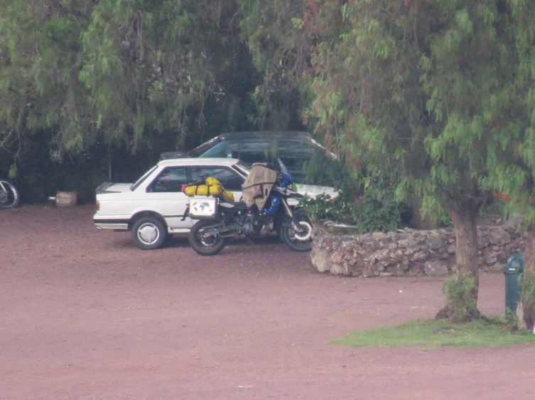 Utsikten fra Teotihuacán, pyramid of the sun 