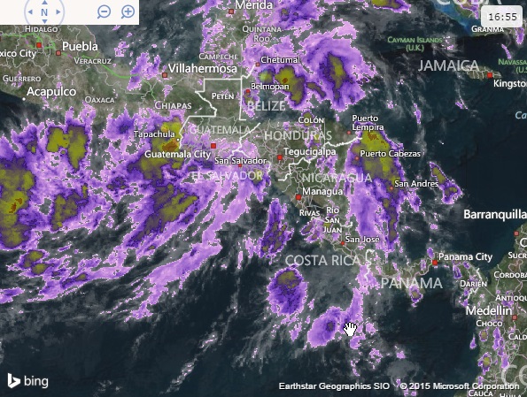 Weather forecast EL Salvador