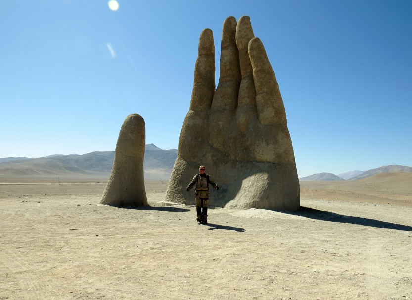 Mano del Desierto, Hand in the desert, Antofagasta