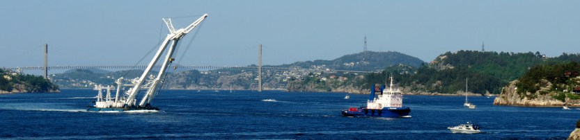 Utsikt fra terrassen i dag