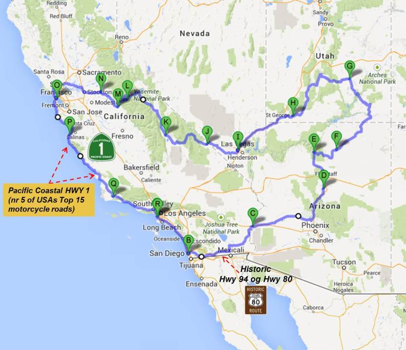 Wild West Map JoyRides