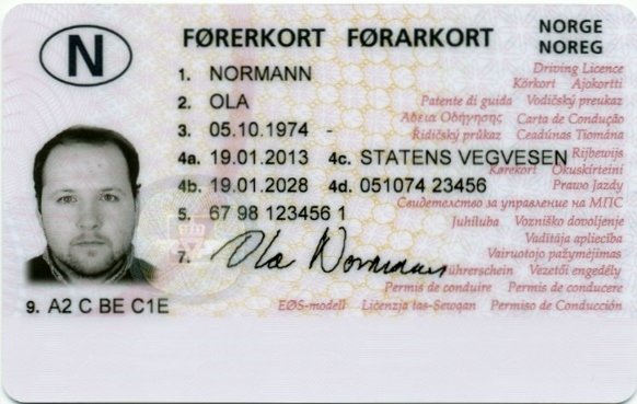 Norsk førerkort