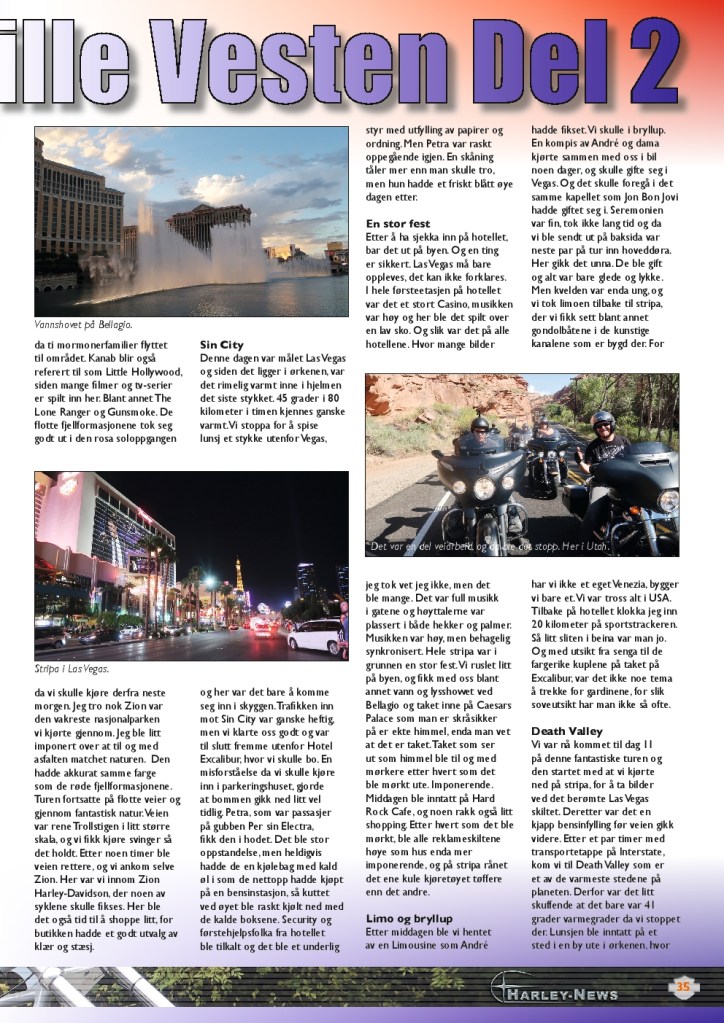 Harley News, Wild West 