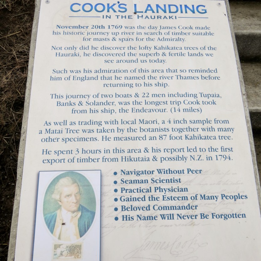 James Cook, New Zealand